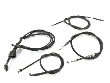 Yamaha XT 500 1U6 [1981] - Bowdenzug Set Gaszug Dekompressionszug Kupplungszug Bremszug vorne