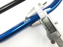 Yamaha DT 125 R DE03 [2000] - Lenker Crosslenker Aluminium blau verstärkt Querstrebe-2
