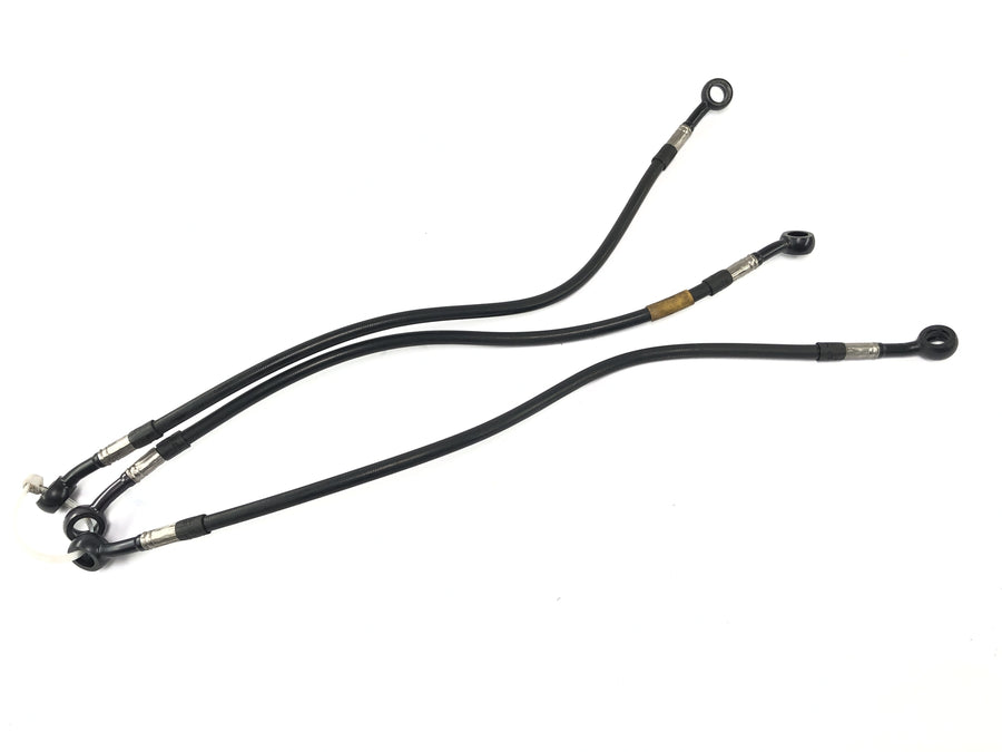 Kawasaki ZRX 1200 S ZRT20A [2002] - brake hose brake line kit 3 -part steel flex