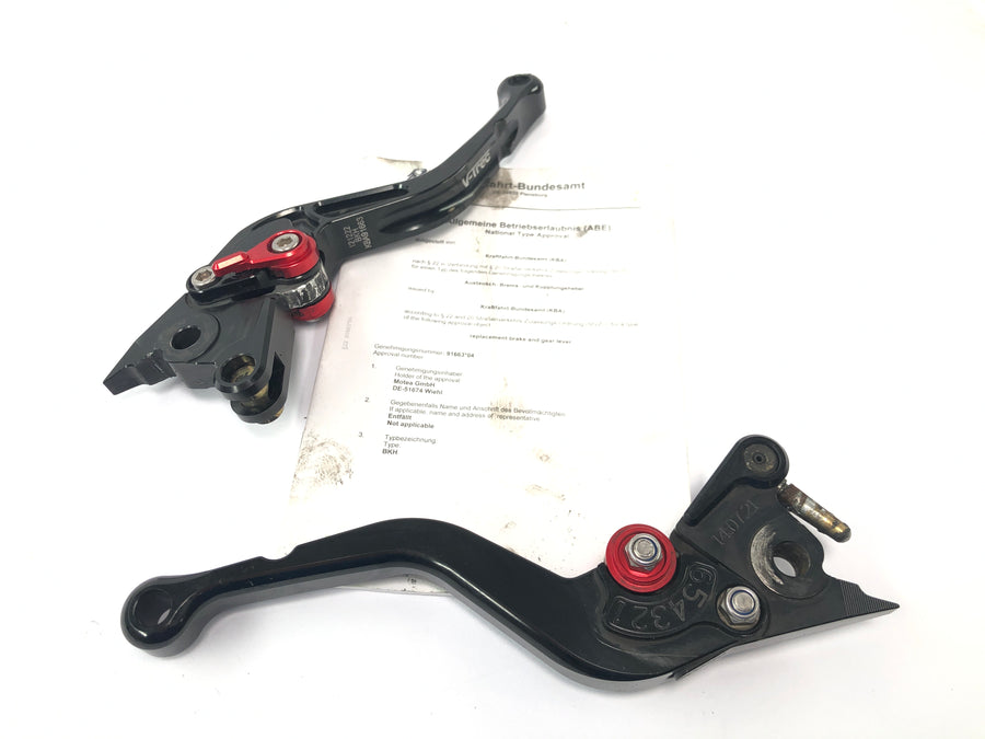 Aprilia RSV 1000 RP Mille [2001] - Bremshebel Kupplungshebel Set V-Trec Hebel mit ABE