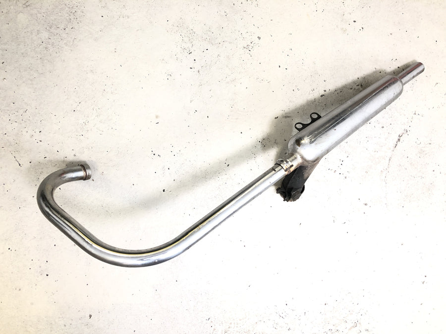 Kawasaki W 650 EJ650A [1999] - Auspuffanlage links Auspuffkrümmer Endtopf Schalldämpfer