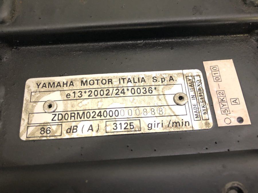 Yamaha MT 03 RM02 [2007] - Rahmen Fahrgestell Hauptrahmen mit Papieren