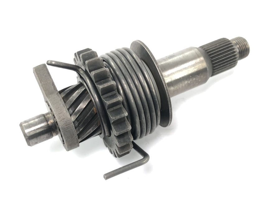 Sachs ZX 125 [1998] - Kickstarter shaft Kickstart shaft with gear return spring