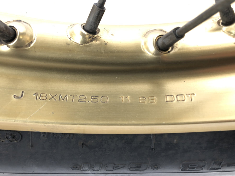 Yamaha XT 600 Z Ténéré 1VJ [1986] - Hinterrad Rad Rim Spokes Mt2.50x18