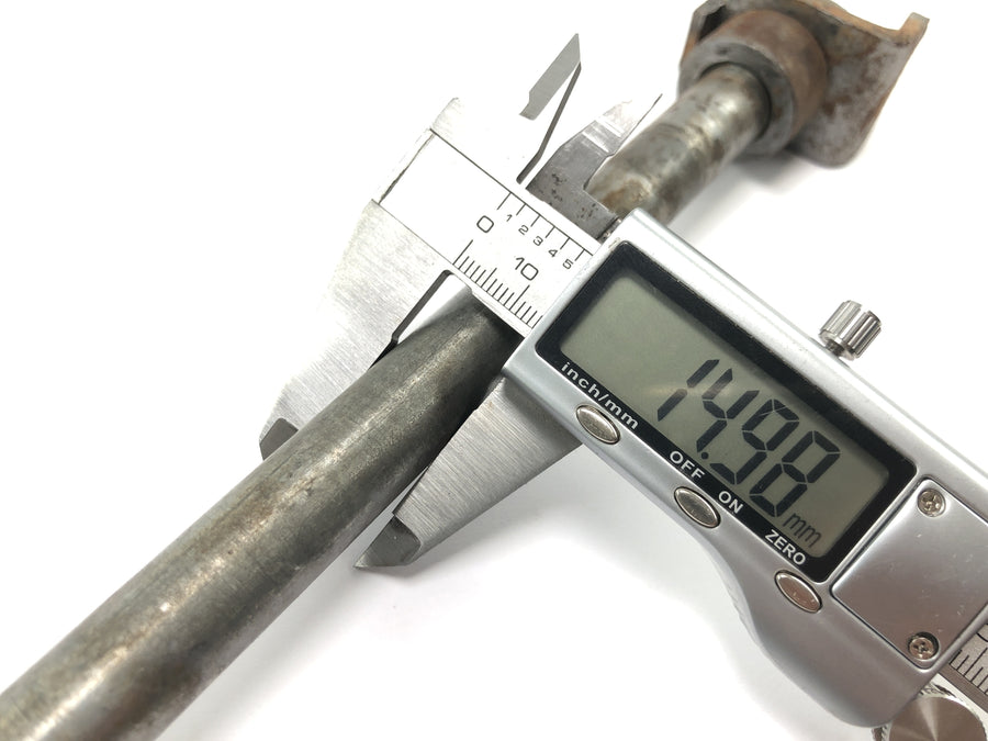Sachs ZX 125 [1998] - rear wheel axle wheel axle axle complete 15mm
