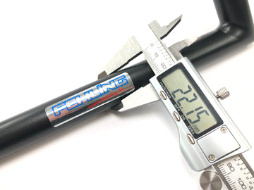 Motorcycle handlebars - Handlebar Fehling LZ7 Z-handlebar 870 mm wide black 22mm - 0