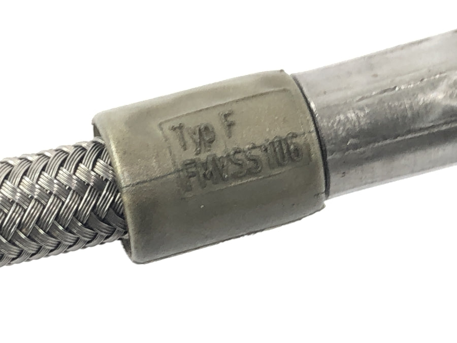 Moto Guzzi V11 Sport [1999] - Steel braided brake line at the front distribution line
