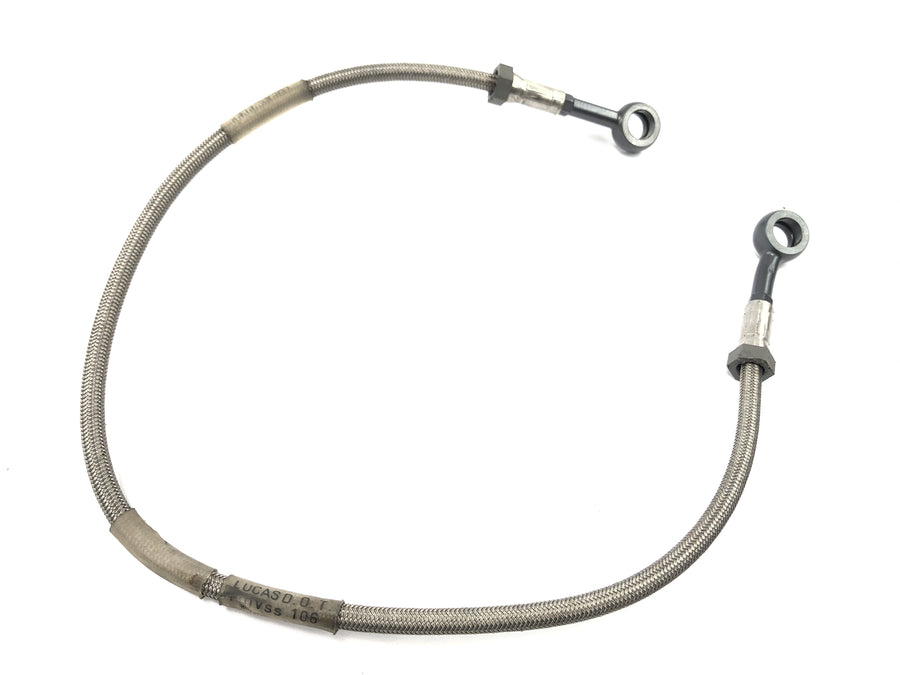 Kawasaki ZX -10 ZXT00B [1990] - Brake line steel flex at the back with ABE
