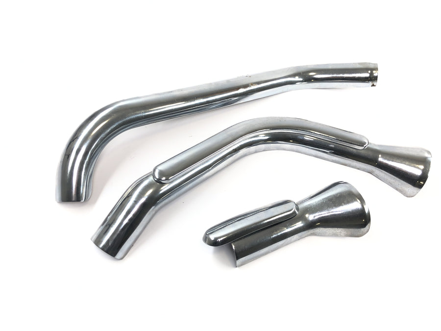 Kawasaki VN 1600 Classic VNT60A [2007] - Exhaust cover manifold cover chrome heat shield exhaust protection