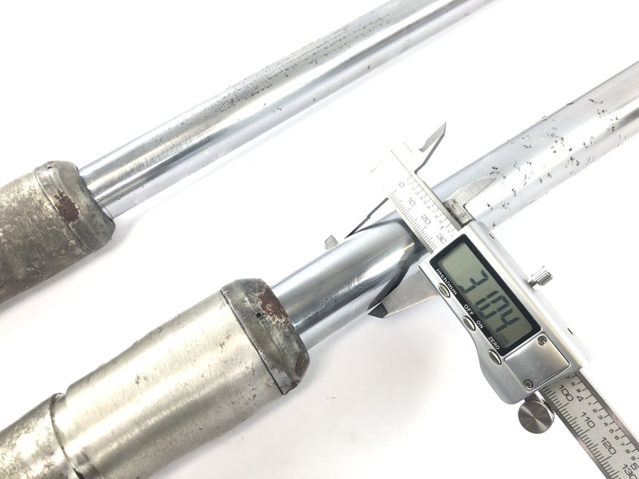 Yamaha DT 175 2K4 [1982] - Gabel Telegabel Vordergabel mit Achse