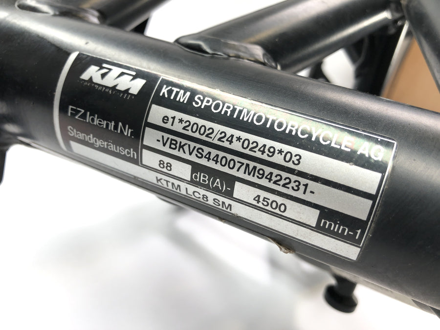 KTM 950 SM LC8 [2008] - Rahmen mit Papieren