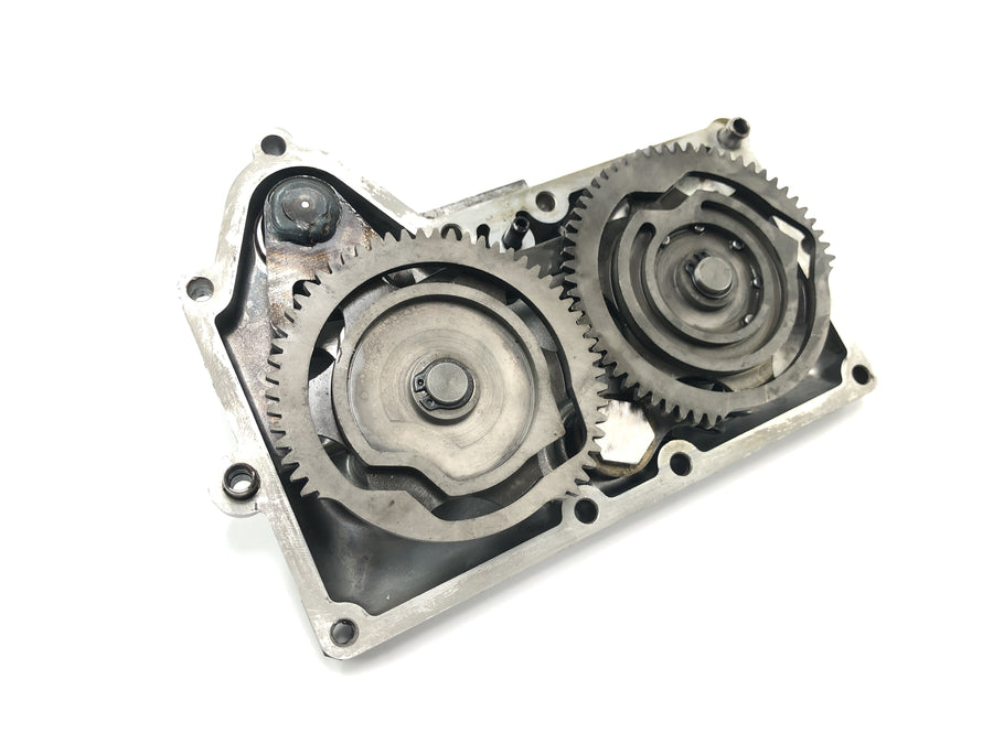 Moto Guzzi V11 Sport [1999] - Getriebedeckel Schaltmechanismus Schaltwelle