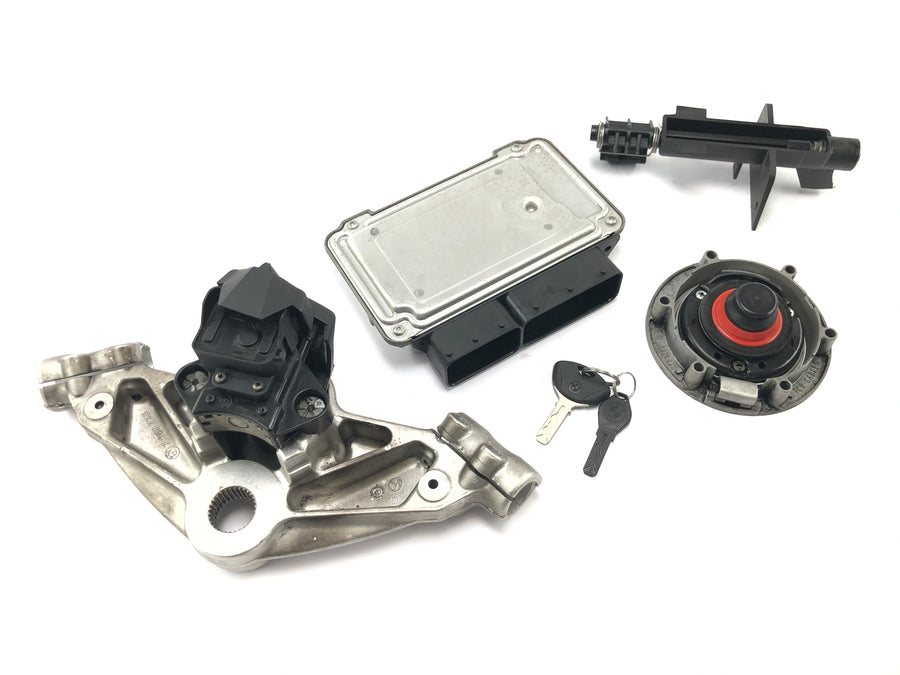 BMW K 1200 S K12S [2005] - Lock set with control unit and fork bridge