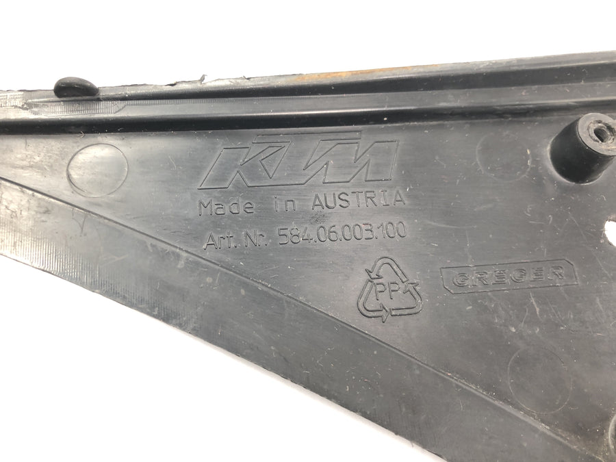 KTM 640 LC4 Prestige [2005] - Luftfilterabdeckung Seitendeckel links Kunststoffabdeckung