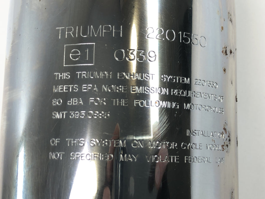 Triumph Thunderbird 900 T309RT [1995] - Exhaust rear silencer muffler right