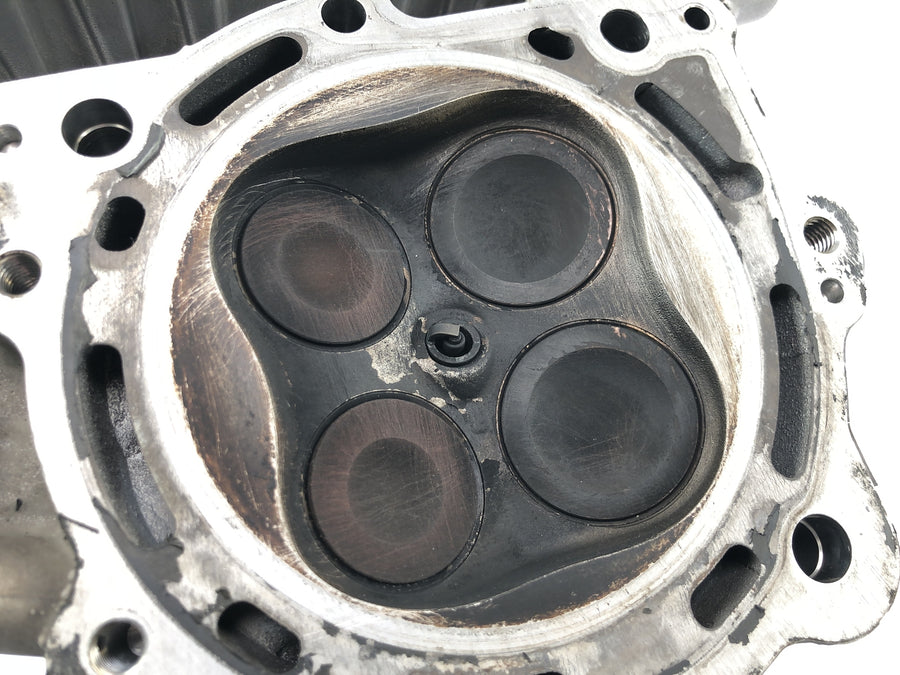 BMW F 650 GS R13 [2000] - Cylinder head valve head with camshaft bearing block