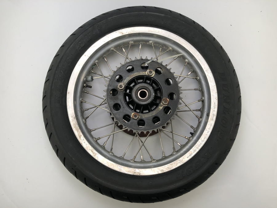 Cagiva elefant 650 [1984] - rear wheel wheel rim with chain wheel and brake disc