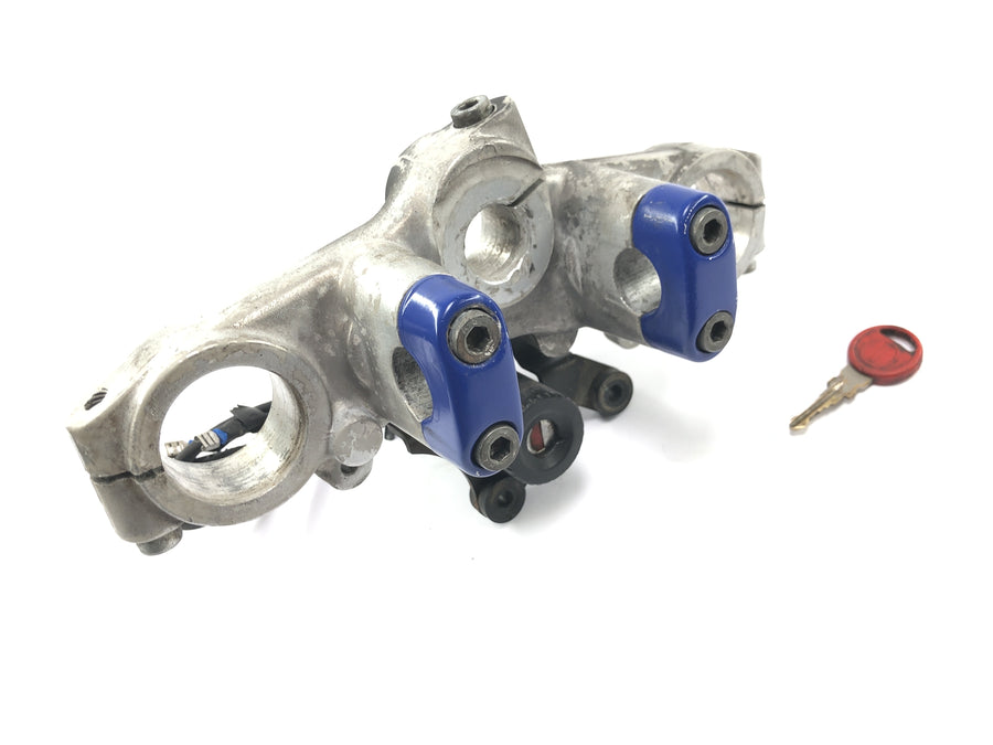 Sachs ZX 125 [1998] - Gabelbrücke oben Gabelklemmung Lenkerhalter mit Zündschloss