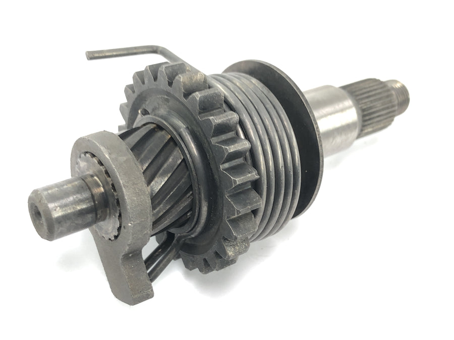 Sachs ZX 125 [1998] - Kickstarter shaft Kickstart shaft with gear return spring