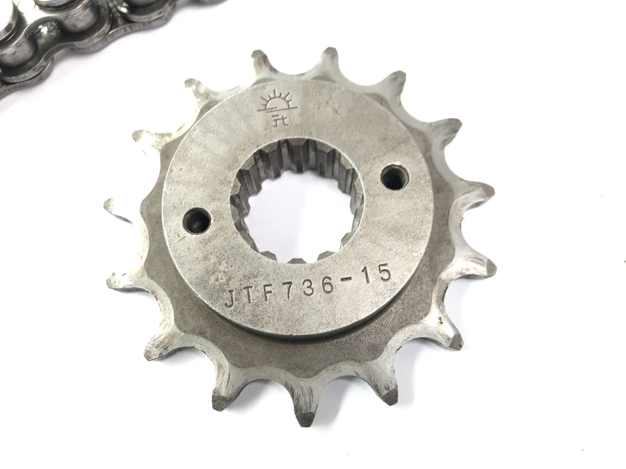 Ducati Monster M600 [1995] - drive chain chain with chain kit Ritzel 520 GXW JTF736-15