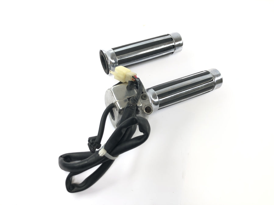 Kawasaki VN 1600 Classic VNT60A [2007] - Handlebar switch right throttle grip fitting handle set chrome for 1 inch handlebars