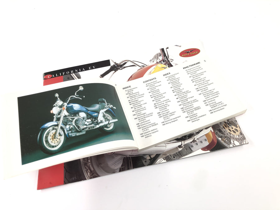 Moto Guzzi California 1100 EV KD [1998] - Fahrerhandbuch Betriebsanleitung Handbuch