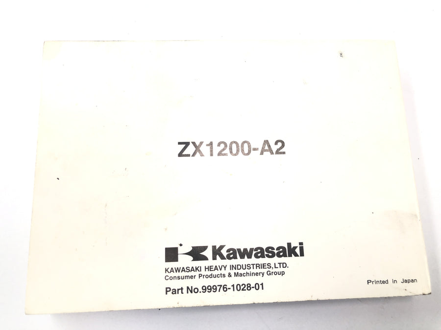 Kawasaki ZX 12 R ZXT20A [2001] - manual operating instructions operating instructions