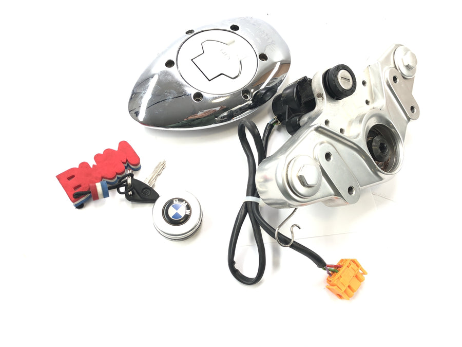 BMW R 850 C 259C [1999] - Lock set with fork bridge at the top of the tank lock