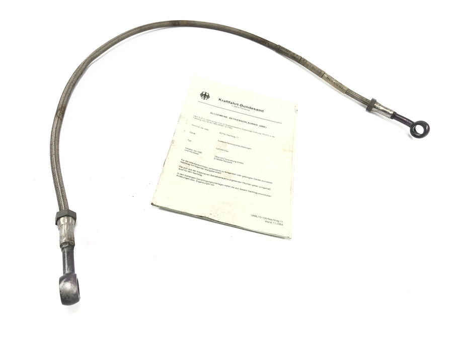 Kawasaki ZR7 ZR750F [1999] - Brake line brake hose Steel flex lucas back with ABE