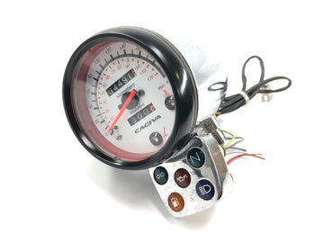 Cagiva Planet 125 [1998] - Tachometer Tacho Instrumenteneinheit Cockpit 4491 Kilometer - 0