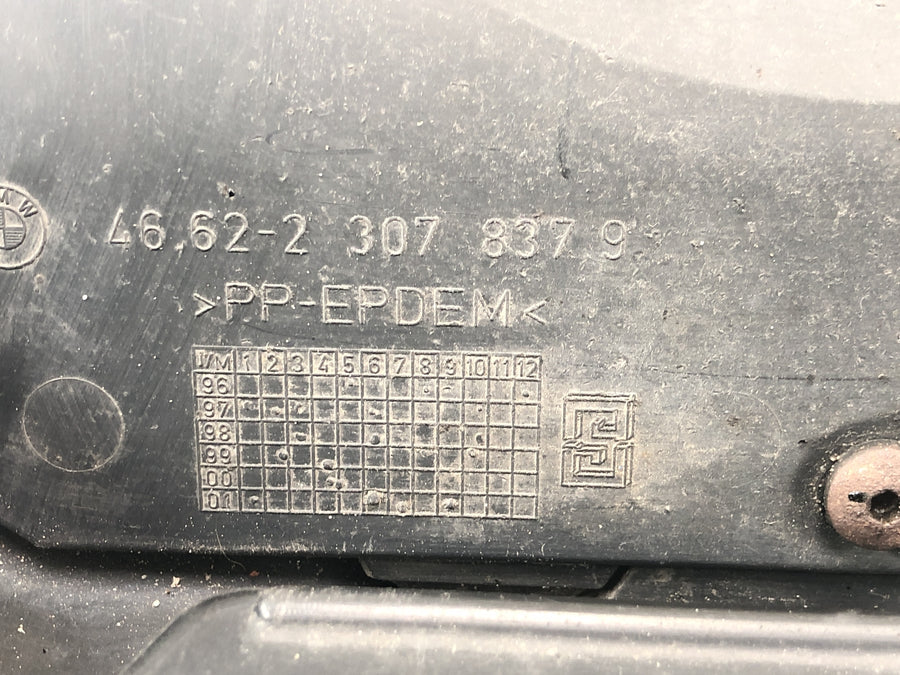 BMW K 1200 GT K12 [2003] - Kennzeichenhalter mit Kennzeichenleuchte Spritzschutz