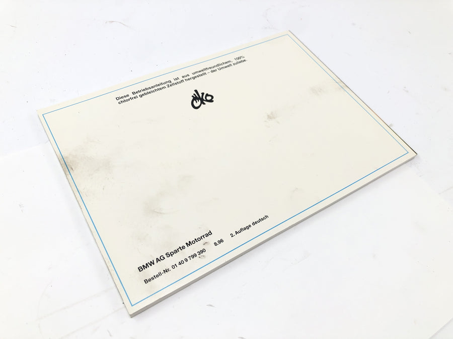 BMW K 1100 LT 100 [1994] - Betriebsanleitung Handbuch