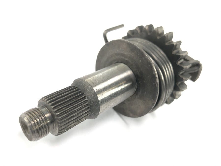 Sachs ZX 125 [1998] - Kickstarter shaft Kickstart shaft with gear return spring