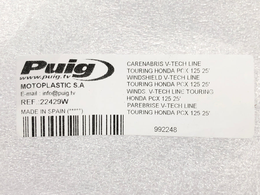 Honda PCX 125 [2025] - Windshield Windshield V-Tech Line Touring clear