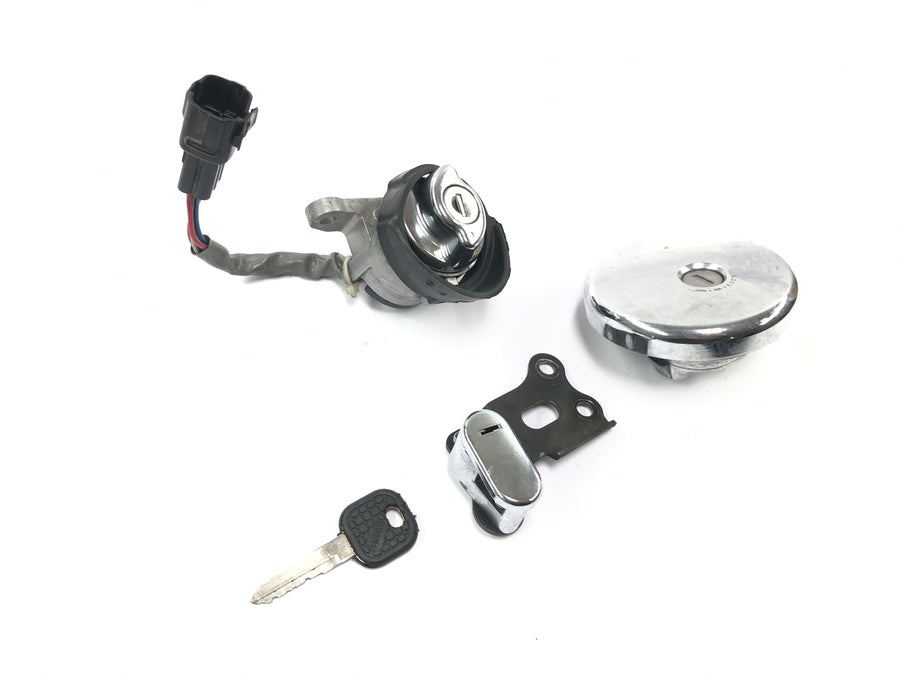 Kawasaki VN 1600 Classic VNT60A [2007] - Lock set ignition lock tank cap helmet lock