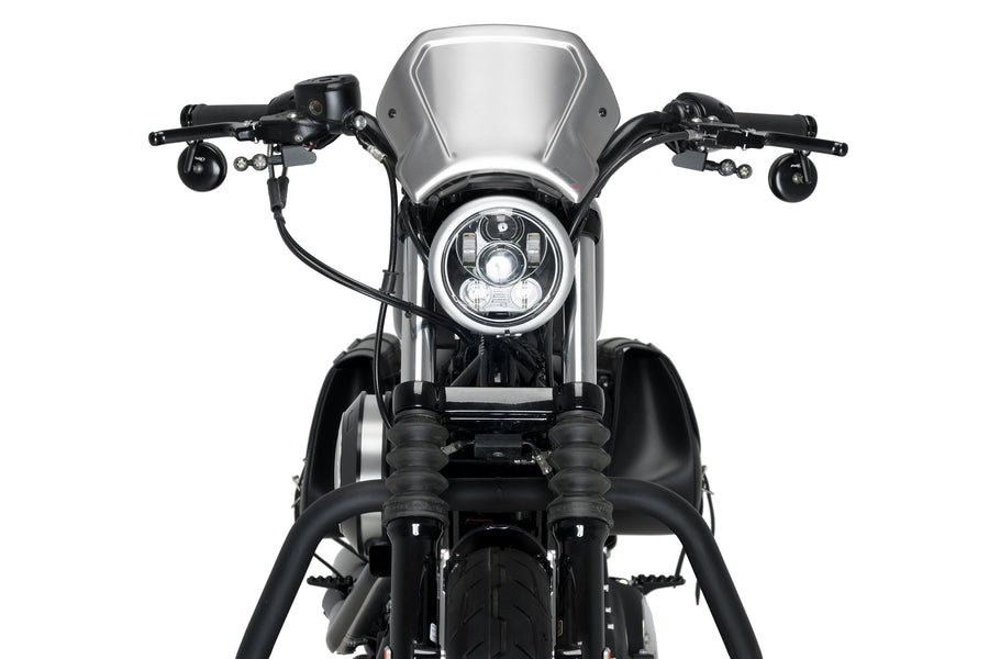 HARLEY DAVIDSON SPORTSTER 883 IRON XL 883 N [2012] – ALU Frontplatte – Silber