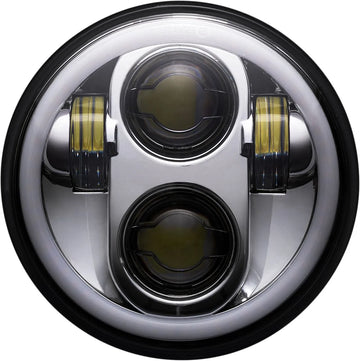 harley davidson sportster s rh 1250 s [CUSTOM DYNAMICS] – 5-3/4" LED Halo Scheinwerfer