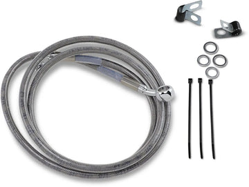 harley davidson fxsts [DRAG SPECIALTIES] – Verlängertes Edelstahl-Bremsleitungs-Kit - 0