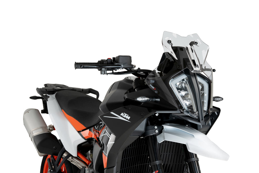 KTM 890 SMT [2025] – sports screen – matt black