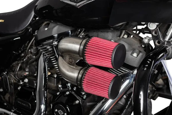 Harley-Davidson FLRT 1868 Freewheeler 114 [2025] - Tuned Induction Luftfilterkit – Oberfläche: Silber – Bild 10