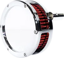 Harley-Davidson FXSTSSE3 1800 Softail Springer CVO [2009] - BA air filter kit - Finish: Chrome, Red, Clear - Figure 8