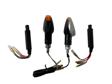 2 LED Blinker Klar Widerstände [E-Prüfzeichen] - Honda Africa Twin RD01 RD03 RD04 RD07 XL 650