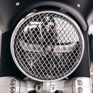 BMW R nineT 1200 Urban G/S (low exhaust) [2017-2023] - Headlight cover protective grille gray