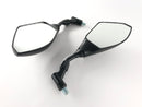 Außenspiegel Suzuki Yamaha Kawasaki [Lagerware] - Rückspiegel Spiegel eckig-1