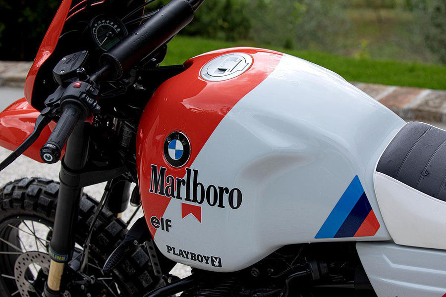 BMW R nineT 1200 Urban G/S (hoher Auspuff) [2017-2023] - PARIS DAKAR GR86 Kit mit Zubehör