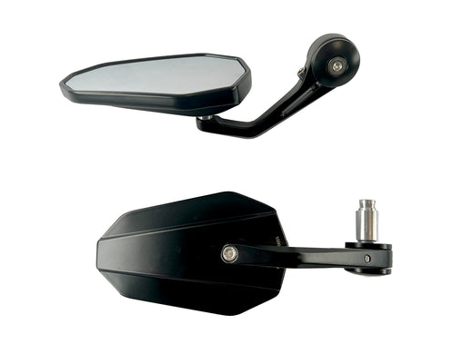 Handlebar end mirrors 2 pieces [E-mark] - BMW R 1100 1150 1200 1250 GS