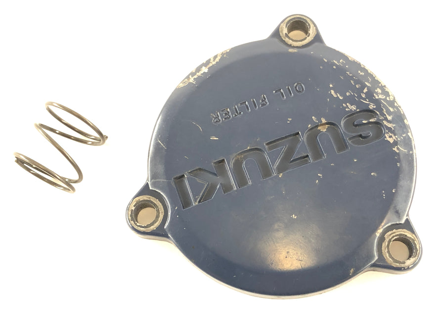 Suzuki DR 800 S SR42B [1991] - Ölfilterdeckel Motordeckel