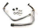 Yamaha XS 650 Type 447 [1975] - Manifold pipes left and right with connections-1