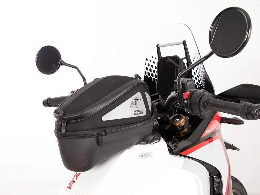 Ducati DesertX [2022-2025] - Tank ring Basic incl. counterpart tank bag rear view