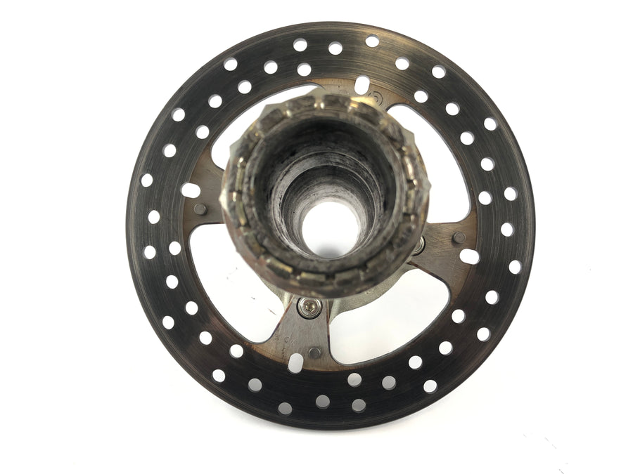 Ducati 1098 S [2007] - Hinterachse Radachse hinten und Bremsscheibe